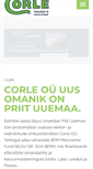 Mobile Screenshot of corle.ee
