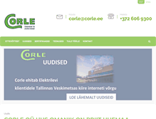 Tablet Screenshot of corle.ee