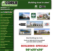Tablet Screenshot of corle.com